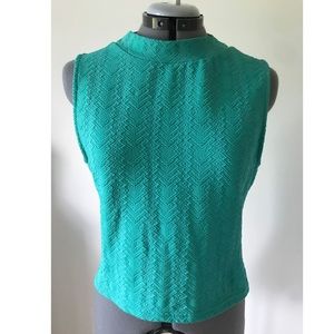 Teal crop top from H & M